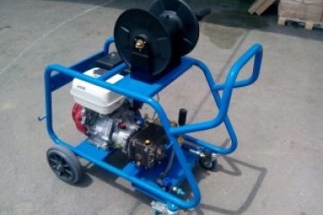 מכונת שטיפה בלחץ מים – מנוע בנזין