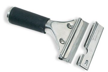 ידית מתכת קצרה לסכין או למגב חלון